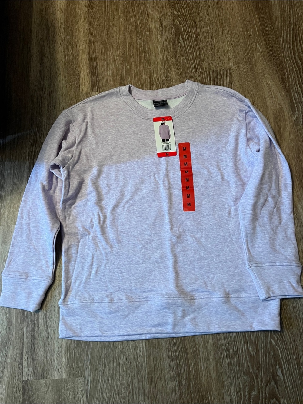 Women's Crewneck Sweater in Light Lavender